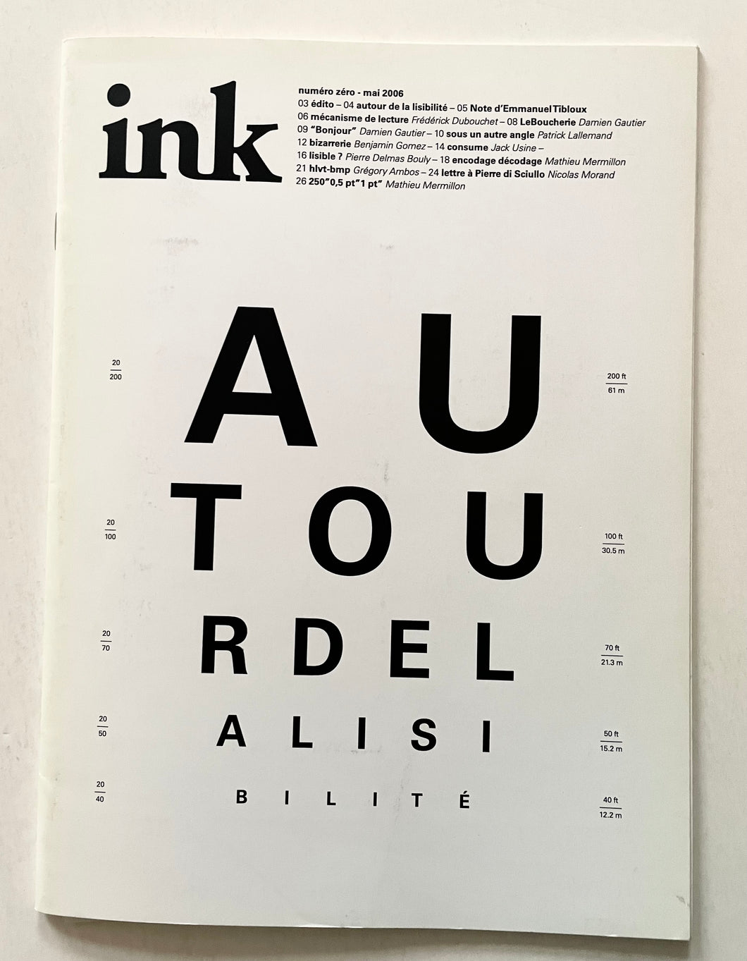 Ink, numéro 0