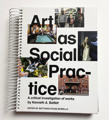 Art as social practice | Matthias Hvass Borello (Revolver Publishing)