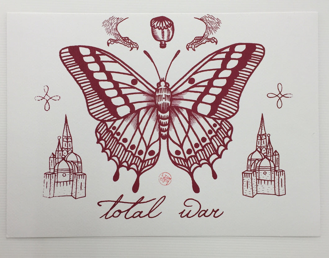 Screen Printed Tattoo Flash 01 | Liam Sparkes