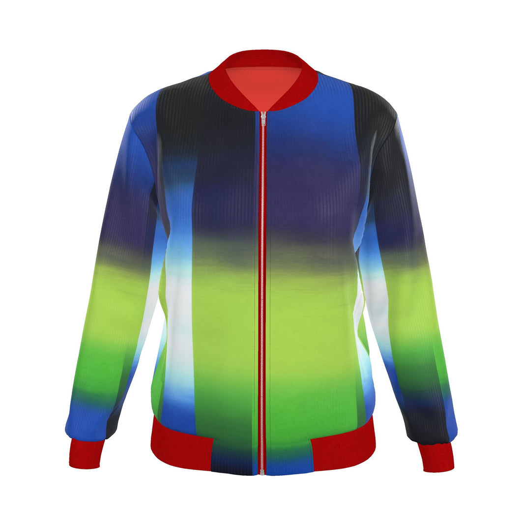 Y2K Women's Reversible Silk Bomber Jacket