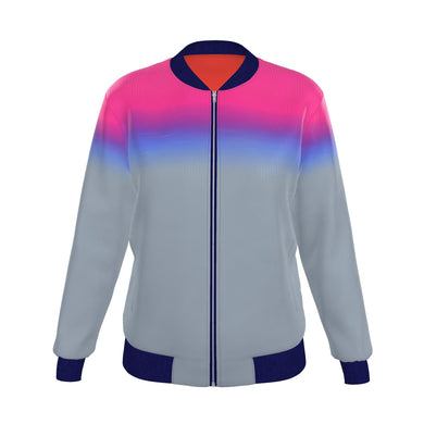 Y2K Women's Reversible Silk Bomber Jacket