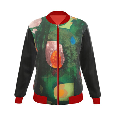 Y2K Women's Reversible Silk Bomber Jacket