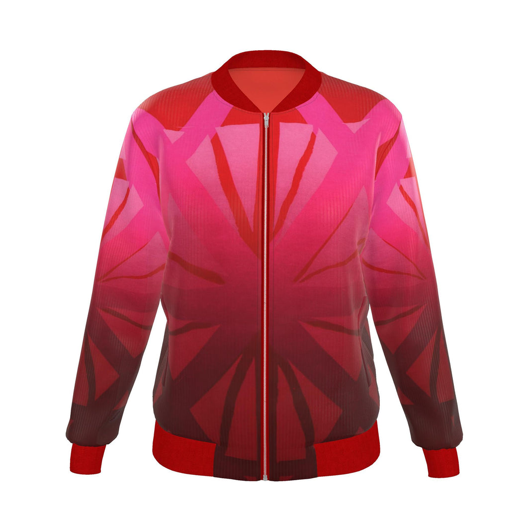 Y2K Women's Reversible Silk Bomber Jacket