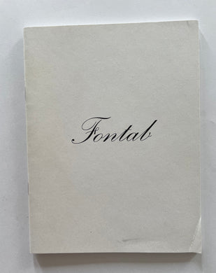 Fontab | Julien Carreyn (CM editions)*