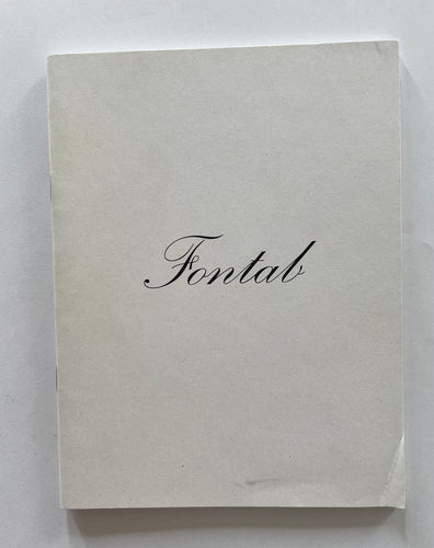 Fontab | Julien Carreyn (CM editions)*