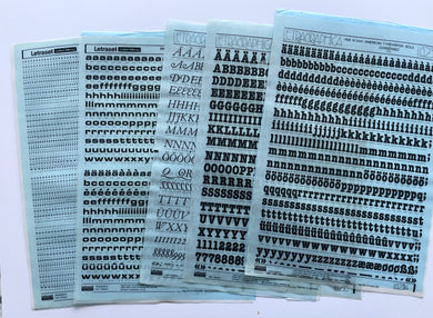 Lettraset x5