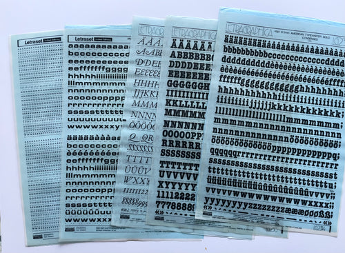 Lettraset x5