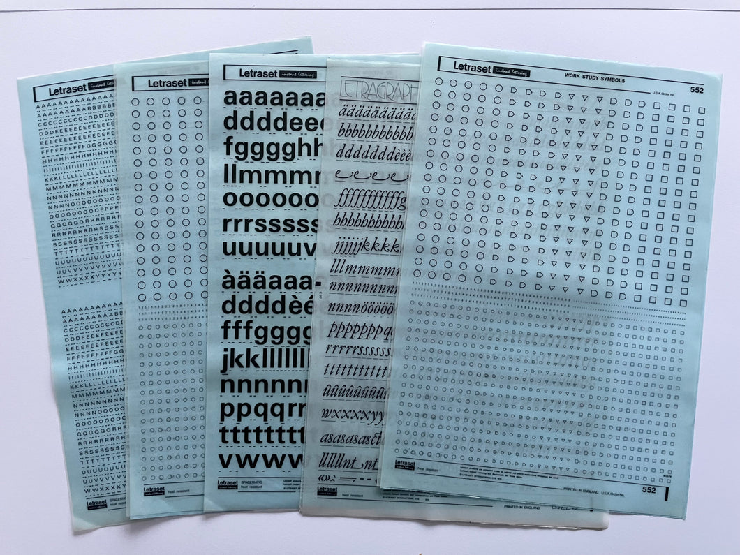 Lettraset x5