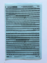 Lettraset x5