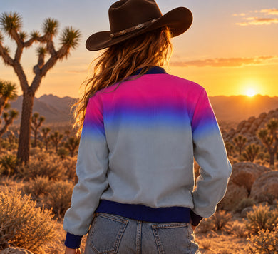 Limited Edition Artist-Designed Reversible Silk Bomber Jacket