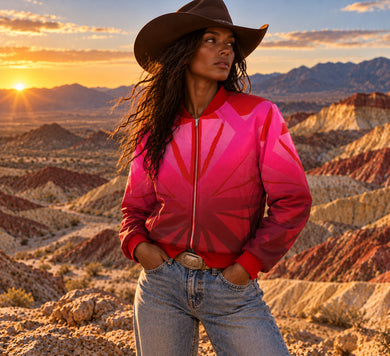 Limited Edition Artist-Designed Reversible Silk Bomber Jacket
