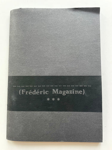 FrédéricMagazine (Bongoût)