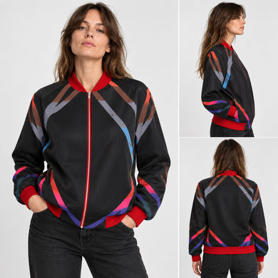 Limited Edition Artist-Designed Reversible Silk Bomber Jacket