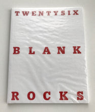 Twenty Six Blank Rocks | Anne-Valerie Gasc (Lendroit éditions)