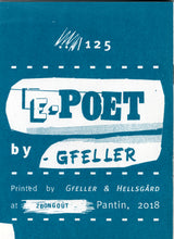 Mini Zine | E-Poet by Gfeller