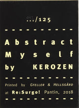 Mini Zine | Abstract Myself by Kerozen