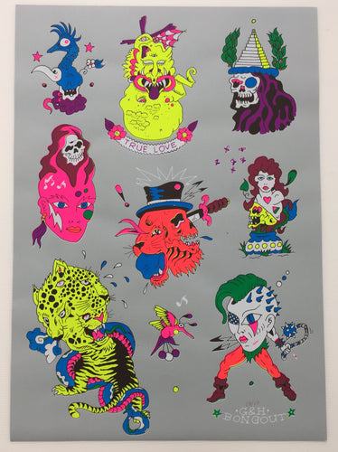 Tattoo Flash 01 | G+H Bongoût