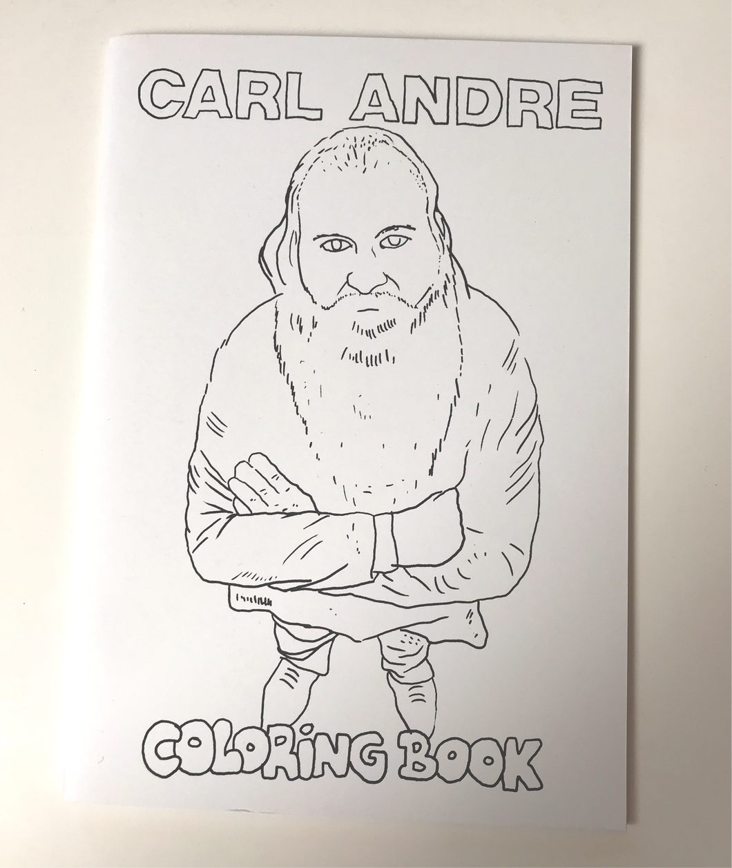 Carl Andre Coloring book | Christian Gfeller
