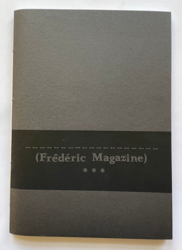 Frédéric Magazine 3 (Bongoût)